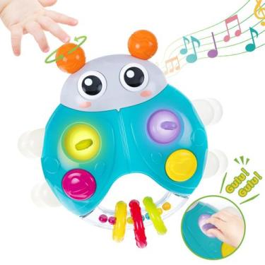 Imagem de Brinquedo Baby Light Up SURDOTE Ladybug com Rattle Music de 3 a 24 mes