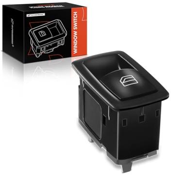 Imagem de A-Premium Interruptor de janela elétrico único compatível com Mercedes-Benz W164 W251 ML350 ML450 ML550 ML63 AMG R320 R350 R500, dianteiro ou traseiro, substitui # 2518200510, 25182005109174