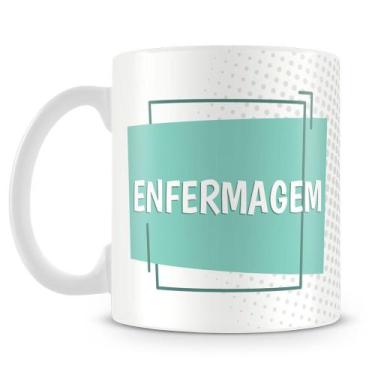 Imagem de Caneca Personalizada de Enfermagem com Nome - Porcelana Brilhante - Am