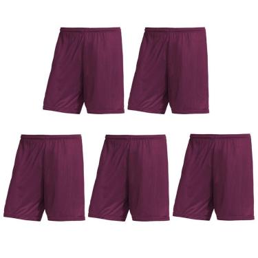 Imagem de Kit Atacado 5 Calções PMC Futebol Plus Size Mascu-Masculino