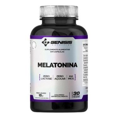 Imagem de Melatonina 60 Capsulas - Genisis Nutrition - Excelente Sono
