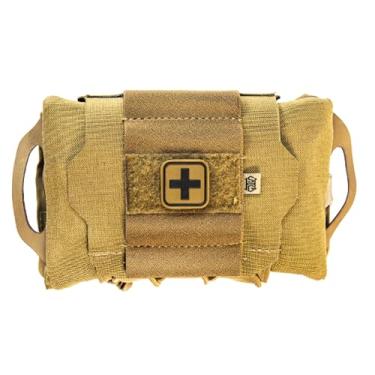 Imagem de Equipamento de alta velocidade – Sistema Reflex IFAK, equipamento policial e equipamento militar, bolsa médica MOLLE para profissionais (marrom coiote)