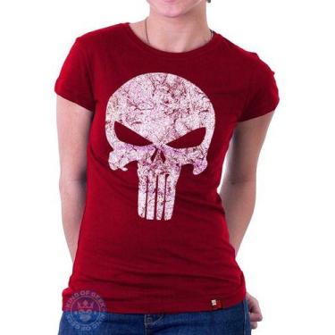 Imagem de Babylook The Punisher Caveira Marvel Geek Justiceiro Filme - King of G