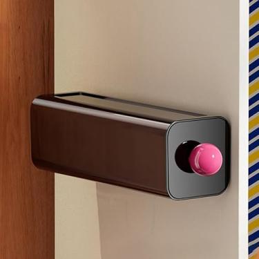 Imagem de Caixa de armazenamento de calcinha, meias para casa, dormitório, montadas na parede, sem vestígios, pretas