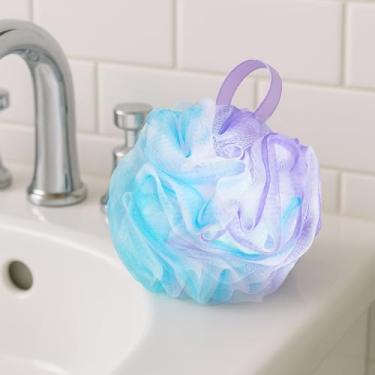 Imagem de Esponja de bucha de banho para chuveiro, esponja esfoliante corporal de 75 g, buchas de chuveiro para homens e mulheres, acessórios de limpeza diária