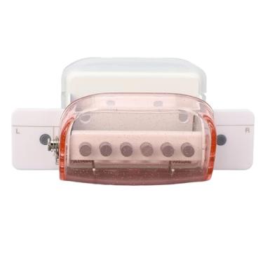 Imagem de Máquina de Perfuração Manual de Folhas Soltas de Folhas Soltas, de 6 Orifícios, de 6 Orifícios, para o Perfurador de Papel para Cartões de Recortes Personalizados para Cartões de Scrapbooking (Rosa