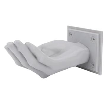 Imagem de AYNEFY Ganchos de Parede Em Forma de Mão, Armazenamento de Material Pla para Casacos, Bolsas, Toalhas, Cabide Decorativo Exclusivo para Organização de Cozinha de Banheiro 7,24 X 4,33 Polegadas