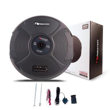 Imagem de Auto Falante Subwoofer 1000w Nakamichi Amplificado Encaixe Estepe 11 Polegadas NBW1150A Cor Preto Som Forte e Robusto