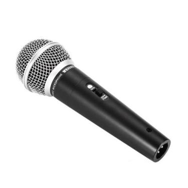 Imagem de Microfone dinâmico Weisre SM-58 cardioid para uso vocal - Lightbek Off