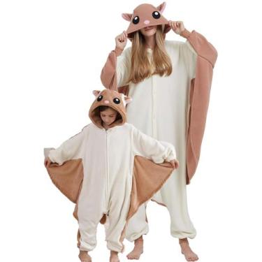 Imagem de Pijama DarkCom Animal Flying Squirrel Cosplay para adultos