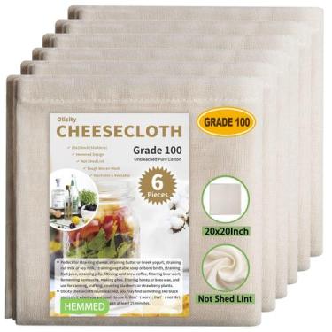 Imagem de Tecido de queijo Olicity Grade 100 50x50cm para coar 6 peças
