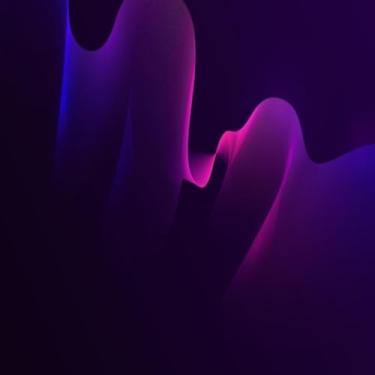 Imagem de Quadro Decorativo Futuristic Dark Wavy Wallpaper Arte Moderna para Parede 30x30cm