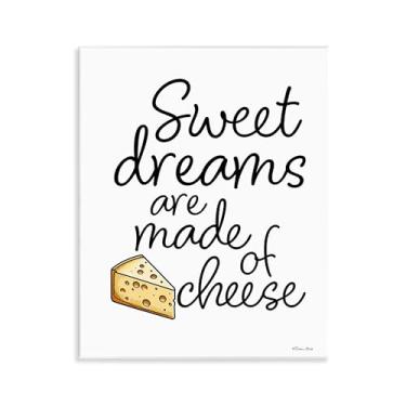 Imagem de Stupell Industries Sweet Dreams Are Made Of Cheese Wall Plaque Art, design por Susan Ball, 14 x 11
