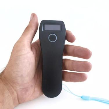 Imagem de Mini Leitor Código Barras Bolso Bluetooth Sem Fio 2d Qr Code CH6 - Gol