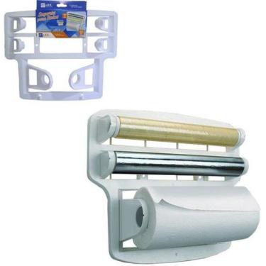 Imagem de Suporte porta papel toalha / aluminio de parede de plastico - DR. UTIL