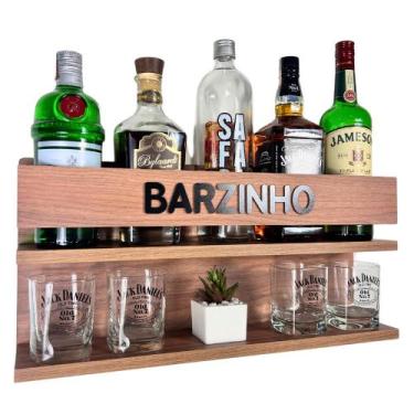 Imagem de Barzinho para Sala Barzinho de Parede - Barzinho - Imbuia - Co2Beer