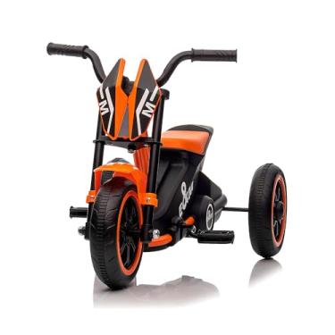 Imagem de Triciclo Pedal Car Laranja CP-SHG1301 para Crianças, Veículo Infantil Robusto e Seguro para Diversão ao Ar Livre com Pedais Duráveis