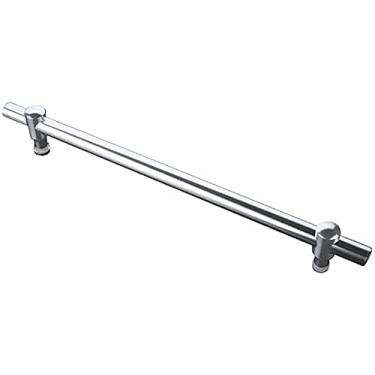 Imagem de Maçaneta de porta de chuveiro para porta de vidro | Maçanetas de banheiro para portas internas | Botão de puxar para porta de chuveiro | Apoio de braço central com orifício ajustável