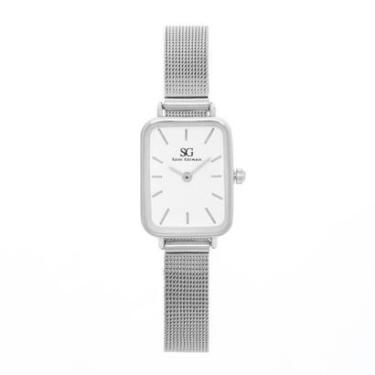 Imagem de Relógio Saint Germain Brand Square Harlem Silver Feminino-Feminino