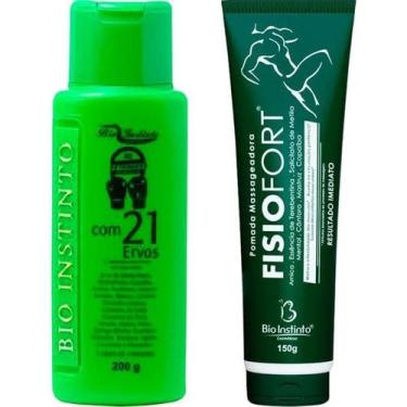 Imagem de Kit Pomada Massageadora Fisiofort + Gel Detonador 100G - Bio Instinto