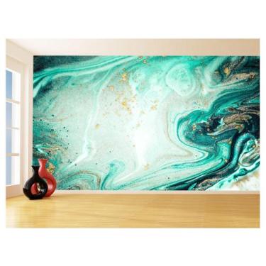 Imagem de Papel De Parede 3D Estilo Marmore Tintas Cores 3,5M Mbr96 - Você Decor