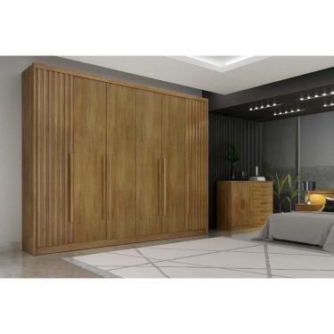 Imagem de Guarda Roupa Casal 6 Portas (2 Ripadas) E 8 Gavetas Bragança/coimbra Cumaru 23 - Novo Horizonte