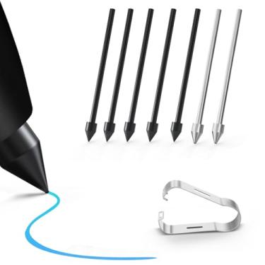 Imagem de SSS·GRGB Pacote com 7 pontas/pontas de metal macias/pontas de substituição para Samsung S Pen - compatível com Galaxy Tab S10/S9/S8/S7/S6 Lite, S25/S24/S23/S22 Ultra, Note 20 Stylus e Kindle Scribe, 5