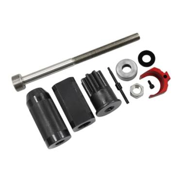Imagem de Mqetly Ferramenta de altura do injetor Soquetes de barra do motor Kit de ferramentas de instalação para remoção copo da luva injetor