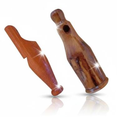 Imagem de 2 Apitos Premium Rola e Apito Profissional Madeira Jacutinga - Mundo d