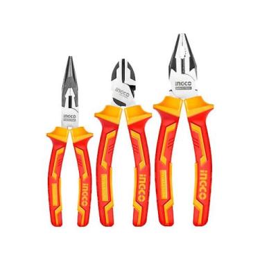 Imagem de Jogo De Alicates Isolados 3 Peças INGCO