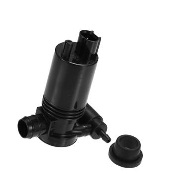 Imagem de Hihaha Bomba de motor de lavadora de para-brisa adequada para Nissan Juke - Pacote com 1 material preto durável