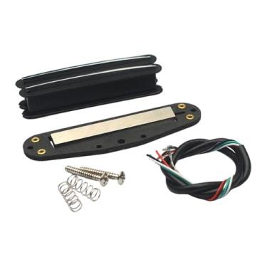 Imagem de Almencla Mini captador humbucker de substituição, robusto, fácil de instalar, compacto e leve para acessórios de guitarra elétrica, Preto
