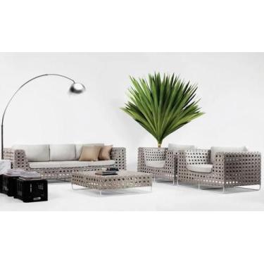 Imagem de Jogo De Sofa Em Fibra Sintetica Area Externa Jardim À Vista - Sarah Mó
