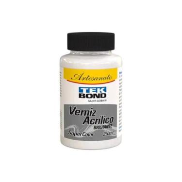 Imagem de Verniz Acrílico Brilhante 250 Mililitros 7898543413820 Tekbond - TEK B