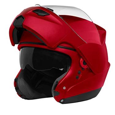 Imagem de CAPACETE ESCAMOTEÁVEL PRO TORK ATTACK ELITE BRILHANTE VERMELHO PIMENTA TAM. 62