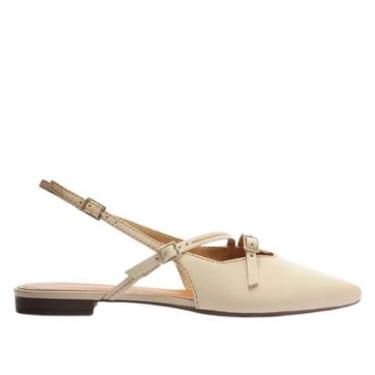 Imagem de Sapatilha Slingback Salto Bloco Tiras  AnaCapri Feminina-Feminino