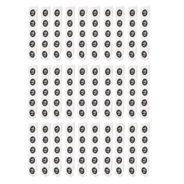 Imagem de Etiquetas NFC adesivos NFC programáveis ​​à prova d'água 30 unidades Chip NTAG213 144 bytes de memória para telefones Android TagMo Material PVC tamanho 25 mm (Preta)