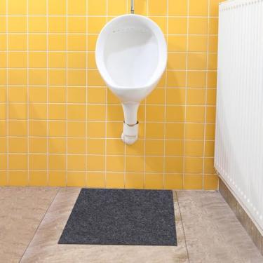 Imagem de Tapetes para mictório (pacote com 8), tapetes de mictório desodorizantes — Absorvente/Impermeável, Antiderrapante e Impermeável, Banheiros Comerciais e Restaurantes, Banheiros e Banheiros Masculinos