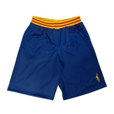 Imagem de Bermuda Basquete Masculina M10 PRO Lisa Dry Sport, Marinho