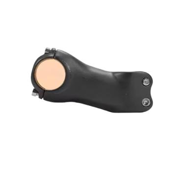 Imagem de Mesa de carbono preta fosca para bicicleta MTB, estrada ou mountain bike, 31,8 mm, compatível com guidões de 70/80/90/100/110/120/130 mm.(17 Degrees 80mm)