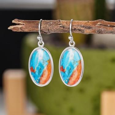 Imagem de 1 par de brincos de elipse de textura elegante para uso diário, joias simples e adoráveis, presentes para mulheres, aniversário para ela, acessórios de moda