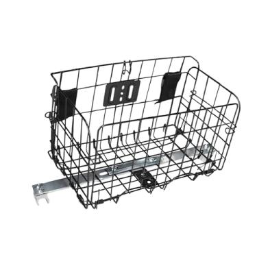 Imagem de Kokiya Cesto traseiro para cadeira, versátil, portátil, dobrável, em metal, organizador para idosos, ideal para viagens, parques e áreas