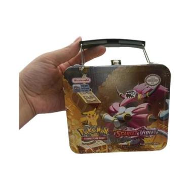 Imagem de Jogo De Batalha Pokémon Para Crianças, Caixa De Metal Anime, Coleção D