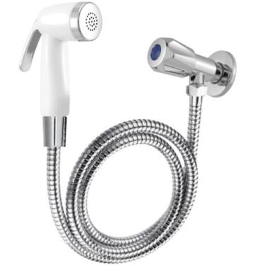 Imagem de Ducha Higiênica Completa Banheiro Engate Flexível Inox 2,00m + Gatilho