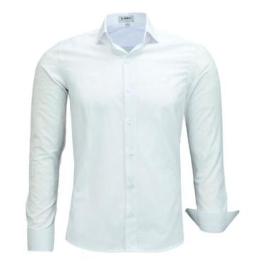 Imagem de Camisa Social Amil Masculina Manga Longa Slim Liso Passa Fácil 1783, B