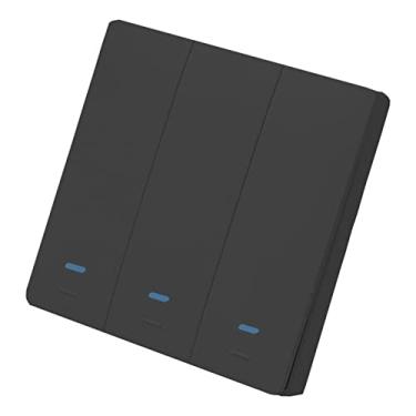 Imagem de Interruptor Wi-Fi de Luz Botão Pressão Controle por Voz Remoto Compatível com Assistant Agenda Temporizador Contagem Regressiva Necessita Fio Neutro S