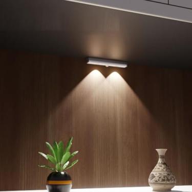 Imagem de Luzes Sob a Gaveta Lâmpada com Sensor de Movimento Ajustável Luz Armário Recarregável Noturna Cozinha Acessórios o Balcão para