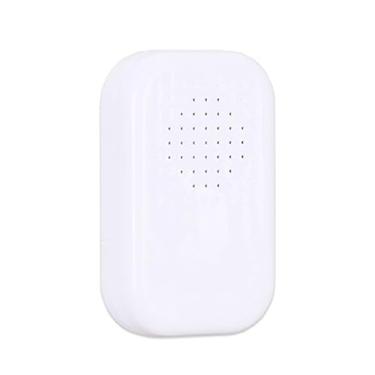 Imagem de Campainha branca com fio, fonte elétrica, campainha de porta com fio Dingdong 12V