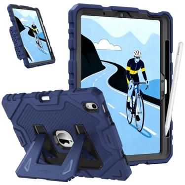 Imagem de Fintie Capa para iPad Air de 11 polegadas M3 (2025)/M2 (2024), iPad Air 5ª (2022)/4ª geração (2020) 10,9 polegadas, capa resistente à prova de choque resistente e resistente com suporte para crianças