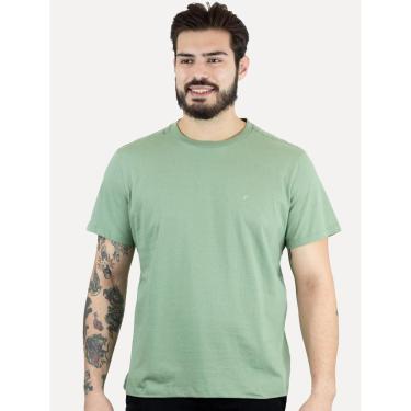 Imagem de Camiseta Ellus Masculina Cotton Fine Easa Duocolor Verde Claro-Masculino